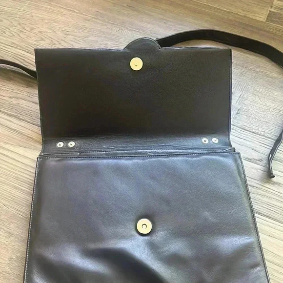 🔥NOUCHKA🔥 |  Vintage 1960’s black, blue and green leather patterned handbag - Picture 6 of 11